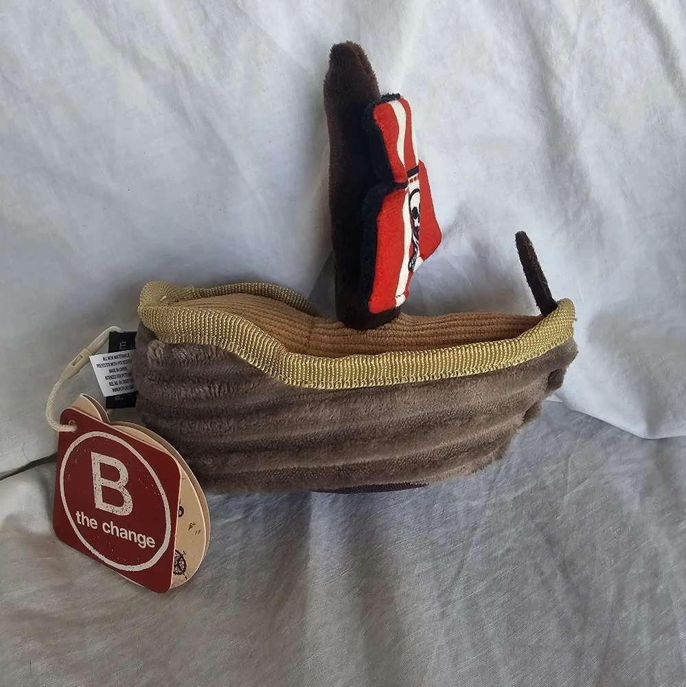 P.L.A.Y Pirate Ship Dog Squeaker Toy Nwt - Picture 3 of 4